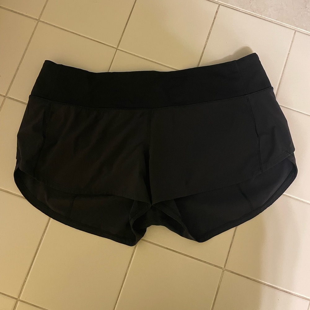 Lululemon Black Running Shorts